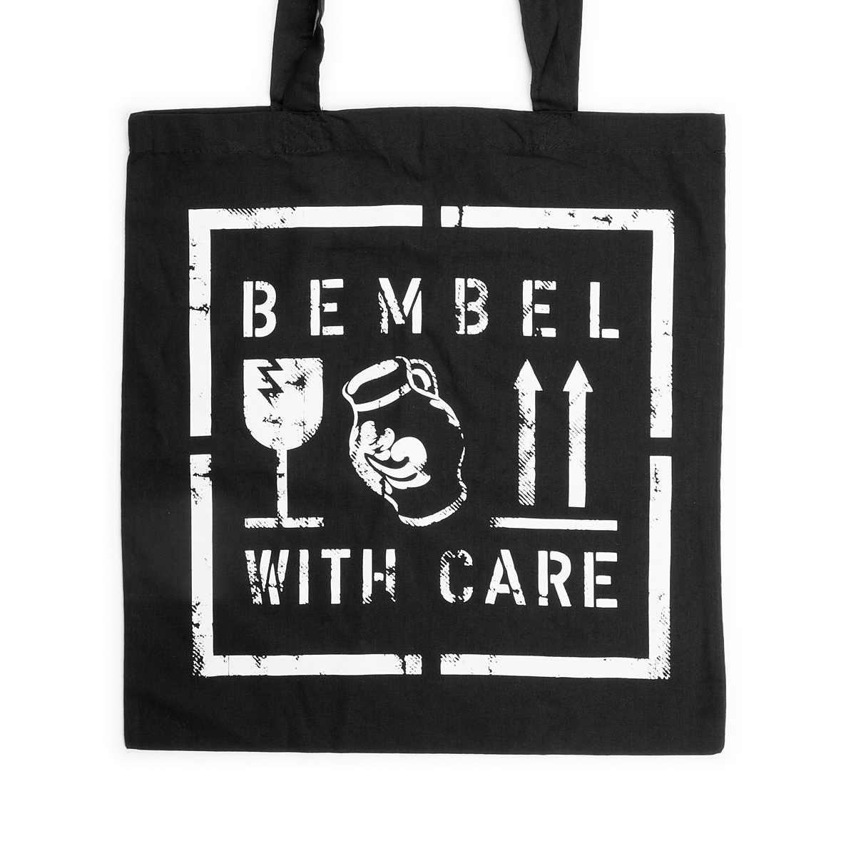 BEMBEL-WITH-CARE Tragetasche Logo, Bembeltasche, Cider
